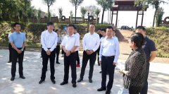 陕西省生态环境厅党组书记、厅长张智华一行调研中化学朗正杨凌污水处理项目